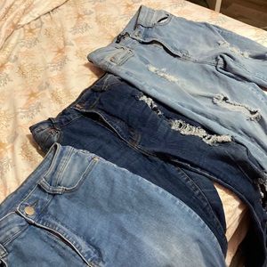 3 Pairs of Fashion nova jeans